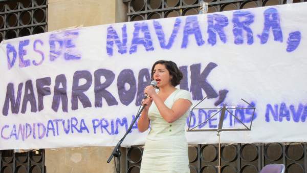 Laura Pérez, secretaria general de Podemos Navarra Laura Pérez, secretaria general de Podemos Navarra