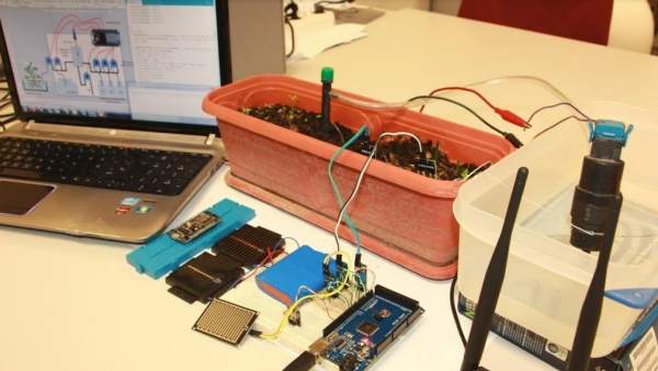 Prototipo del sistema de riego Prototipo del sistema de riego