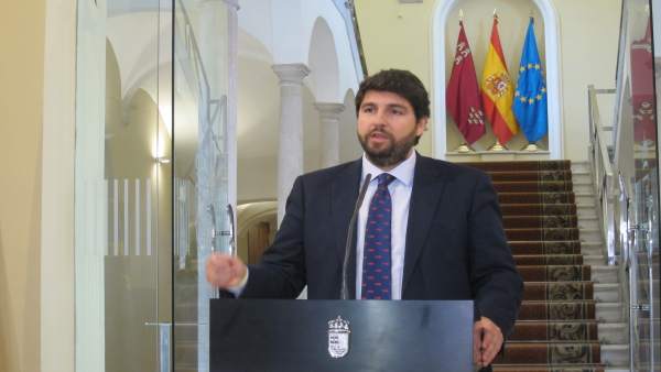 El presidente de la Comunidad, Fernando López Miras El presidente de la Comunidad, Fernando López Miras
