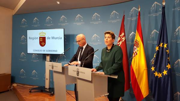 Noelia Arroyo, en la rueda de prensa del Consejo de Gobierno Noelia Arroyo, en la rueda de prensa del Consejo de Gobierno