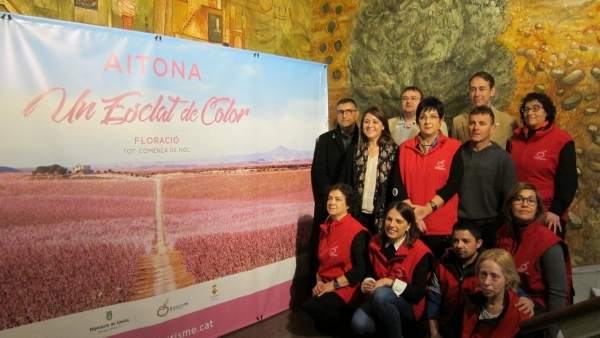 Presentación de la campaña turística de floración de frutales en Aitona Presentación de la campaña turística de floración de frutales en Aitona