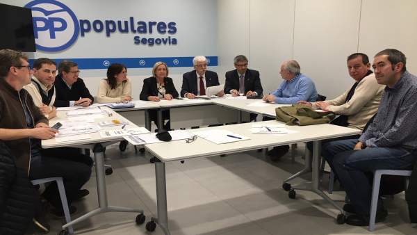 Segovia.- Reunión en el PP con trabajadores del centro penitenciario Segovia.- Reunión en el PP con trabajadores del centro penitenciario