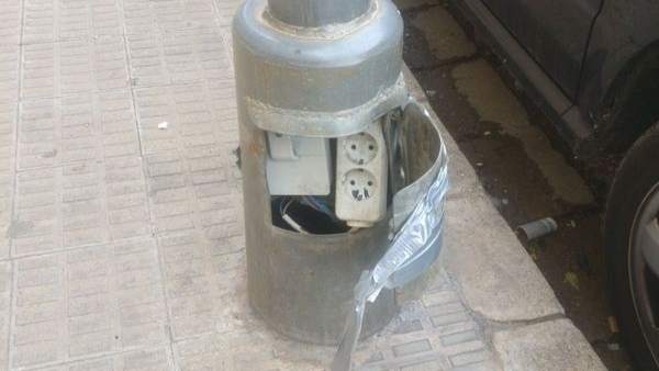 Luz pinchada Luz pinchada