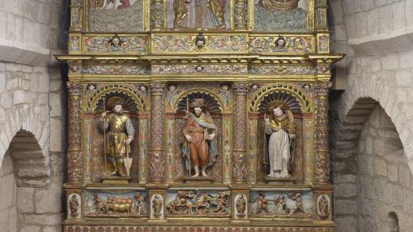 Retablo de Sant Jaume dels Tracs, en Riner (Lleida) Retablo de Sant Jaume dels Tracs, en Riner (Lleida)