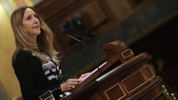 Marta González Vázquez (PP), durante el debate de la enmienda a la totalidad en el Congreso. Marta González Vázquez (PP), durante el debate de la enmienda a la totalidad en el Congreso.