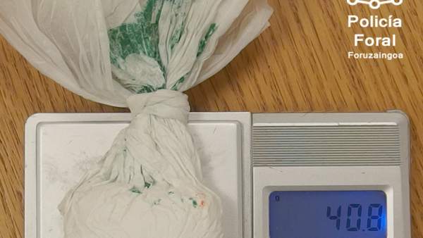 Droga incautada en Castejón Droga incautada en Castejón