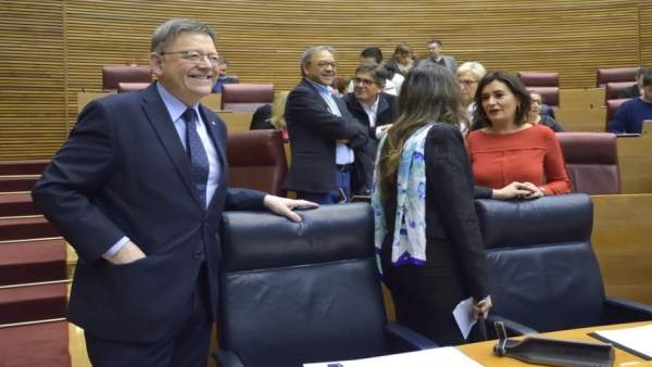 Puig assegura que els valencians creuen en l'estabilitat i l'honradesa del Botànic: "L'esperança és el nostre aval" Puig assegura que els valencians creuen en l'estabilitat i l'honradesa del Botànic: "L'esperança és el nostre aval"