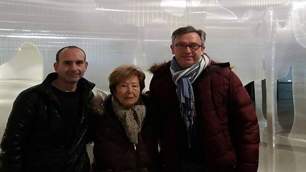 Pilar Palazón en el Museo Íbero con Rafael Cámara y Remigio Delgado, de Iuventa. Pilar Palazón en el Museo Íbero con Rafael Cámara y Remigio Delgado, de Iuventa.