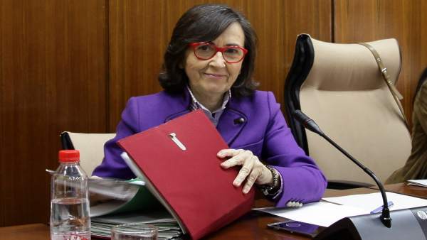 La consejera de Justicia e Interior, Rosa Aguilar, en comisión parlamentaria La consejera de Justicia e Interior, Rosa Aguilar, en comisión parlamentaria
