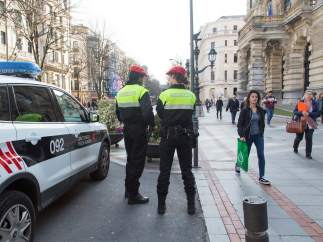 Policía municipal de Bilbao.