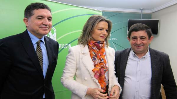 Llanes, Cobo y Reyes presentan el informe para una ITI en la provincia de Jaén. Llanes, Cobo y Reyes presentan el informe para una ITI en la provincia de Jaén.