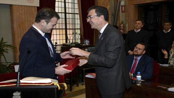 Toma de posesión Marco Antonio Fernández como concejal PP Murcia Toma de posesión Marco Antonio Fernández como concejal PP Murcia