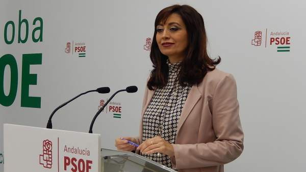 Felisa Cañete en la sede del PSOE de Córdoba Felisa Cañete en la sede del PSOE de Córdoba
