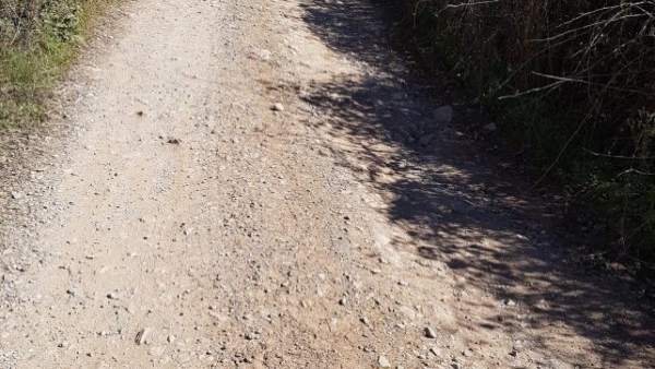 Camino rural en Cala (Huelva). Camino rural en Cala (Huelva).