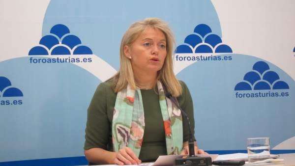La presidenta de Foro Asturias, Cristina Coto. La presidenta de Foro Asturias, Cristina Coto.