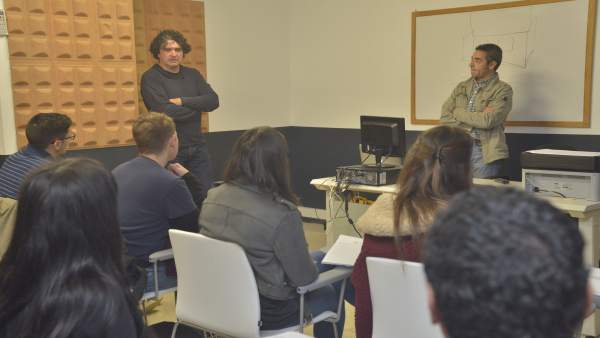 El director de producción de 'Fariña', Pepe Ripoll en un curso en Santiago El director de producción de 'Fariña', Pepe Ripoll en un curso en Santiago