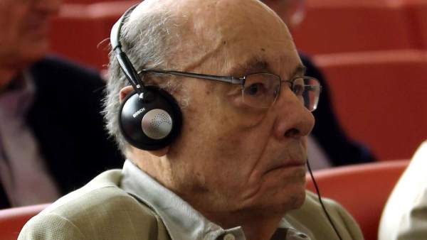El expresidente del Palau de la Música Félix Millet en el juicio del caso Palau El expresidente del Palau de la Música Félix Millet en el juicio del caso Palau