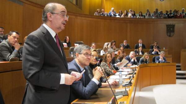 El presidente de Aragón, Javier Lambán. El presidente de Aragón, Javier Lambán.