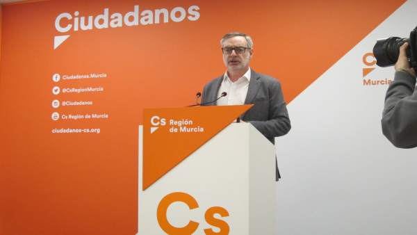 El secretario general Ciudadanos, José Manuel Villegas, en sede Cs Murcia El secretario general Ciudadanos, José Manuel Villegas, en sede Cs Murcia