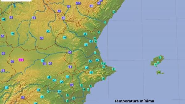 Les mínimes cauen fins als -7,6 graus centígrads a Ademuz (València) Les mínimes cauen fins als -7,6 graus centígrads a Ademuz (València)