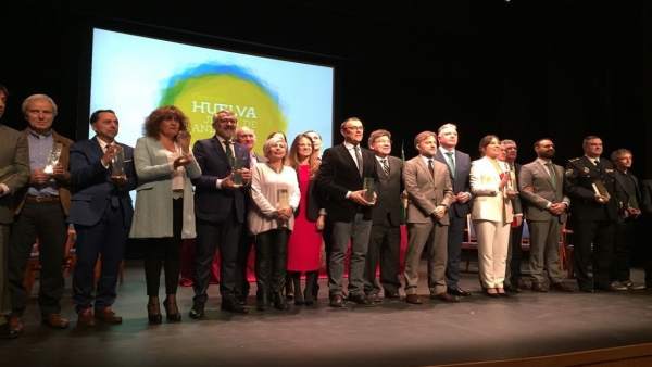 Acto de Distinción con motivo del 28F en Trigueros (Huelva). Acto de Distinción con motivo del 28F en Trigueros (Huelva).