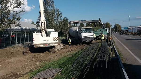 Obras pasarela peatonal san pedro alcántara marbella A-397 seguridad vial junta Obras pasarela peatonal san pedro alcántara marbella A-397 seguridad vial junta