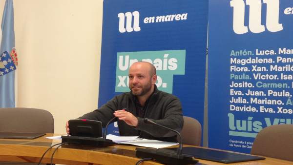 Luís Villares, portavoz de En Marea, en rueda de prensa 13 de marzo Luís Villares, portavoz de En Marea, en rueda de prensa 13 de marzo