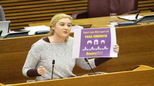 La diputada de Podemos Cristina Cabedo La diputada de Podemos Cristina Cabedo