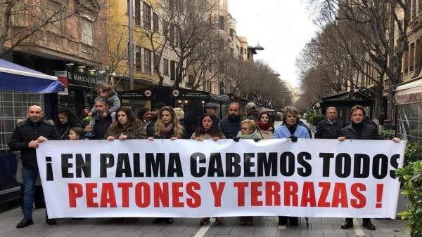 Manifestación terrazas Manifestación terrazas