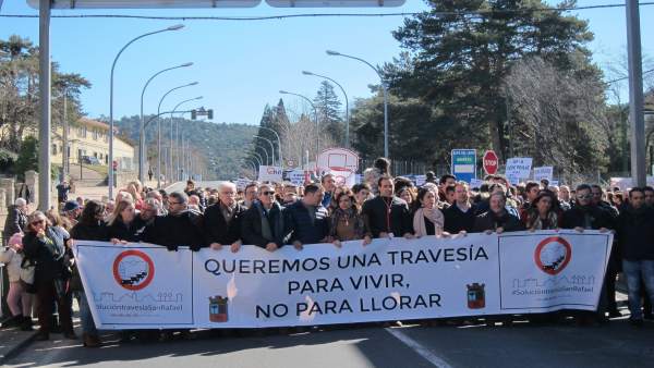 Segovia.- Cabecera de la manifestación Segovia.- Cabecera de la manifestación