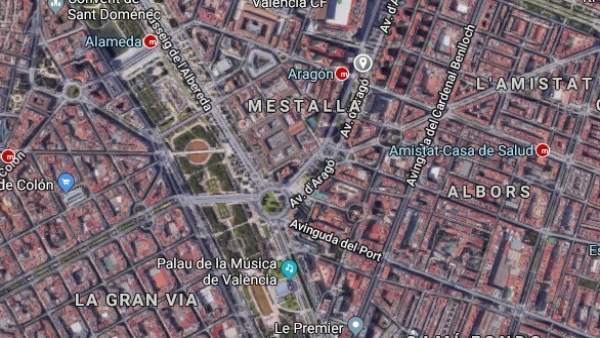 Avenida de Aragón de València Avenida de Aragón de València