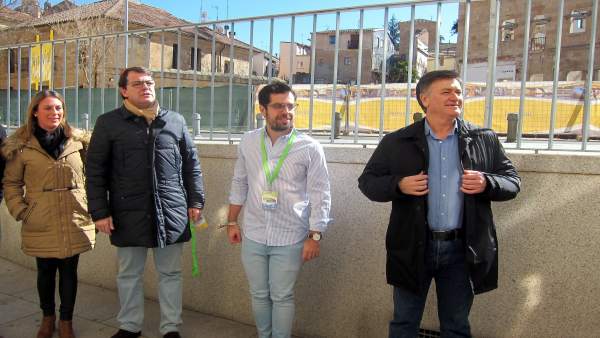 Salamanca.- Francisco Vázquez (d) unto con Carazo (c) y Mañueco Salamanca.- Francisco Vázquez (d) unto con Carazo (c) y Mañueco