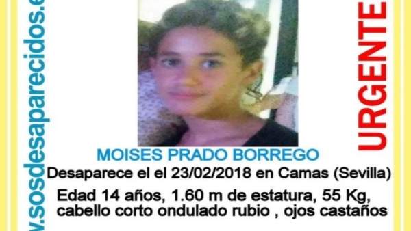 Menor desaparecido en Camas Menor desaparecido en Camas