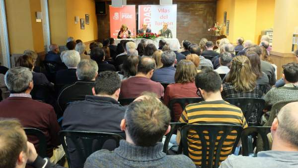 Clausura de las jornadas del PSOE en Vilas del Turbon. Clausura de las jornadas del PSOE en Vilas del Turbon.
