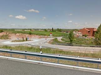 La A-1 a su paso por Lerma (Burgos)