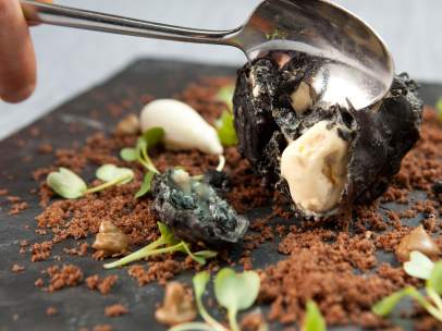 Postre de trufa