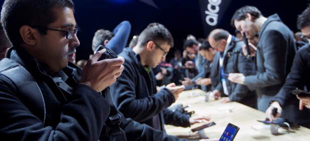 Asistentes al Mobile World Congress