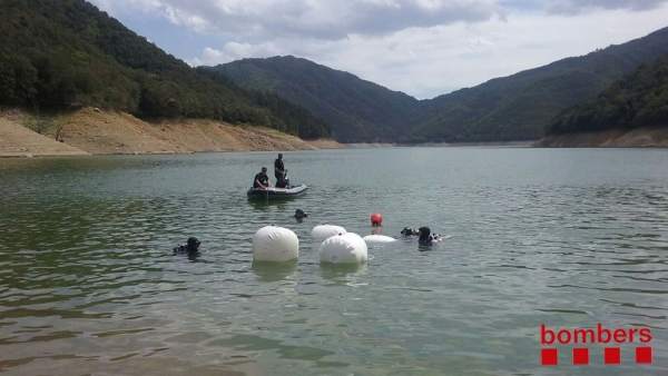Búsqueda de dos jóvenes en el pantano de Susqueda Búsqueda de dos jóvenes en el pantano de Susqueda