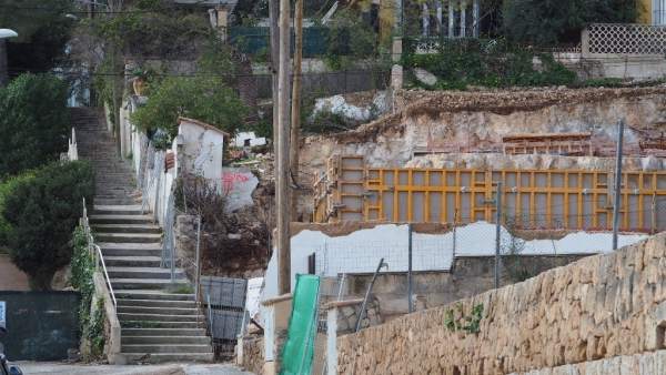 Obras en el barrio de Sant Agustí Obras en el barrio de Sant Agustí