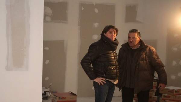 EL alcalde de Soria, Carlos Martínez (izq), con el arquitecto Tomás Hergueta EL alcalde de Soria, Carlos Martínez (izq), con el arquitecto Tomás Hergueta