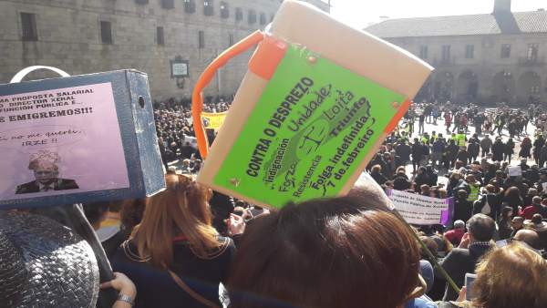 Protesta funcionarios justicia Protesta funcionarios justicia