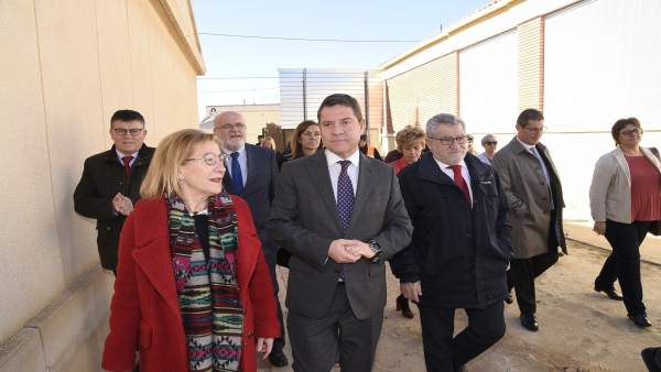 El presidente regional, Emiliano García-Page, visita Casas Ibáñez El presidente regional, Emiliano García-Page, visita Casas Ibáñez