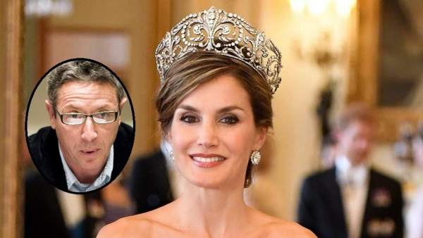 La reina Letizia a la derecha, y Alonso Guerrero a la izquierda. La reina Letizia a la derecha, y Alonso Guerrero a la izquierda.