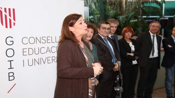 Armengol en la inauguración de la sede de la Conselleria de Educación Armengol en la inauguración de la sede de la Conselleria de Educación