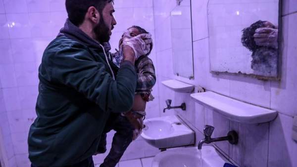 Bombardeos en Guta Oriental, Siria Bombardeos en Guta Oriental, Siria