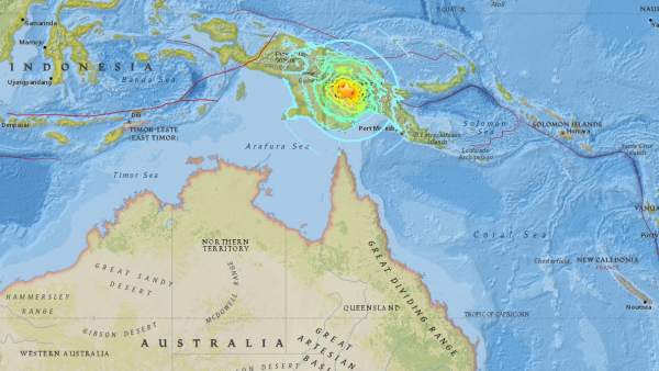 Terremoto en Papúa Nueva Guinea Terremoto en Papúa Nueva Guinea