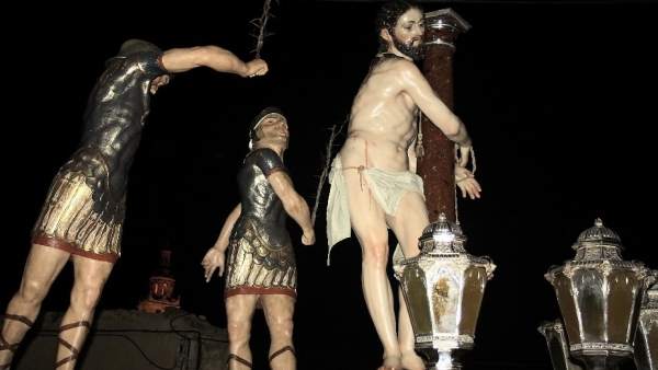 El paso de la Flagelación de la Semana Santa de Medina de Rioseco El paso de la Flagelación de la Semana Santa de Medina de Rioseco