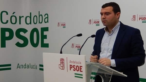 José Manuel Mármol en la sede del PSOE de Córdoba José Manuel Mármol en la sede del PSOE de Córdoba