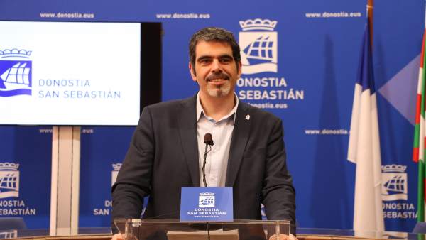 El alcalde de San Sebastián, Eneko Goia El alcalde de San Sebastián, Eneko Goia