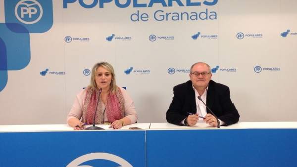 Los diputados provinciales del PP María Merinda Sádaba y Antonio Ayllón Los diputados provinciales del PP María Merinda Sádaba y Antonio Ayllón